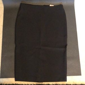 Black pencil skirt